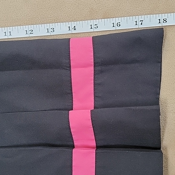 Izod XFG Cool FX Black Pink Stripe Pleated Athletic Skort Size12 EUC - Picture 9 of 12